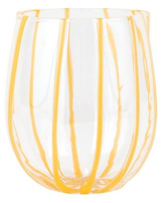 Vietri Vietri Nuovo Stripe Stemless Wine Glass With $8 Credit