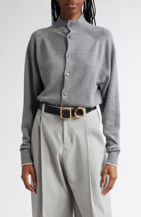 Jacquemus Le Cardigan Cashmere Cardigan in Grey at Nordstrom, Size 14 Us