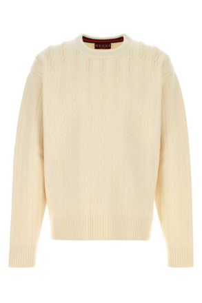 Gucci Off White Textured Sweater