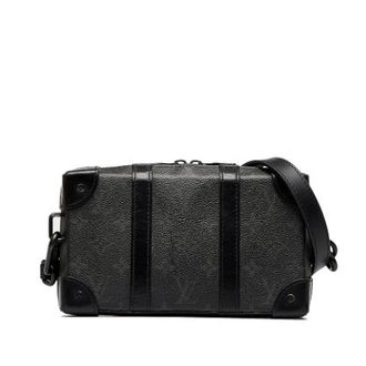 Louis Vuitton Pre-owned Monogram Eclipse Soft Trunk Wallet Crossbody - Dames - Pre-owned - Zwart - Maat: ONE Size
