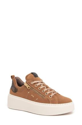 Nero Giardini Platform Wedge Sneaker in Malt at Nordstrom, Size 10Us