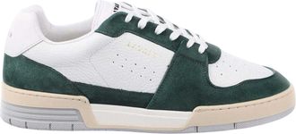 Lavair Heren Vadum Leer Sneakers (Wit/Groen)