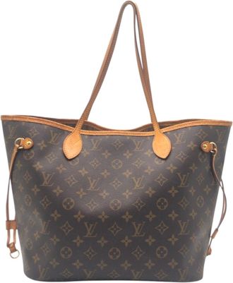 Louis Vuitton Brown Pvc Handbag Tote Bag (Pre-Owned)