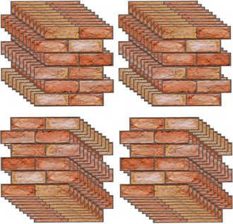 OEM 40 Piezas De Papel Pintado Adhesivo 3d Con Dise&ntilde;o De Ladrillo, Adhesivo De Pared De Piedra De 30 X 30 Cm, Azulejo De Pared Adhesivo De Pvc, Paneles De