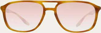 Barton Perreira Mens Gyalis Zyl Aviator Sunglasses