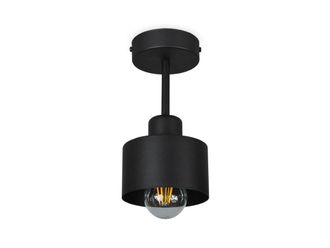 OEM L&aacute;mpara De Techo Negra, Metal Industrial, 1xe27, Iluminaci&oacute;n Led Moderna Para Sal&oacute;n, Cocina, Dormitorio, Habitaci&oacute;n Infantil, Loft