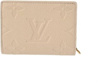 Louis Vuitton Monogram Empreinte White Leather Wallet (Bi-Fold) (Pre-Owned)
