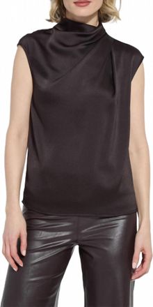 Lyss&eacute; Womens Aisha High Neck Top In Bronze