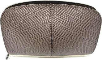 Louis Vuitton Pre-owned Epi Wallet - Dames - Vintage Clutch - Grijs - ONE Size - Leer - Vintage