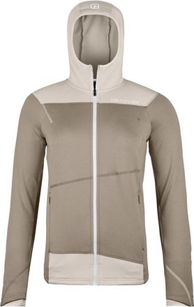 Ortovox Fleece Light Hoody - Dames - Windbreakers - Grijs - S - Wol - Fitness