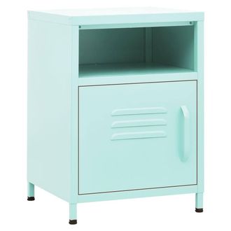 Berkfield Home Nightstands 2 pcs Mint 35x35x51 cm Steel | Size: 35 x 35 x 51 cm