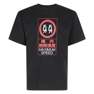44 Label Group T-Shirts, male, Black, Size: XL T-Shirt Logo