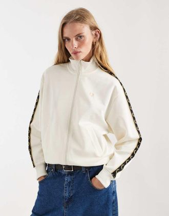 Fred Perry Giacca sportiva &eacute;cru con fettuccia-Neutro