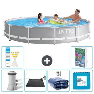 Intex Piscina Prism Frame Redonda - 366x76 Cm - 7-piezas S340