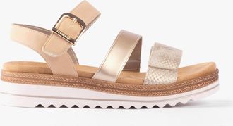 Remonte D0q55-91 Womens Sandals Metallic - Silver - Size UK 6.5