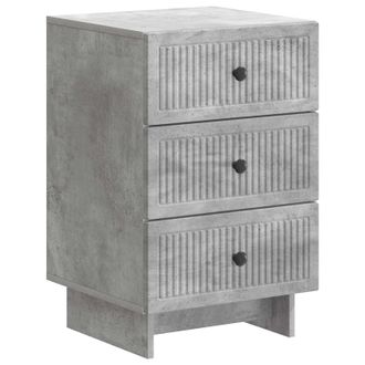 vidaXL Armario De Noche Con Caj&oacute;n Gris Hormig&oacute;n 43 X 41 X 66,5 Cm Vidaxl