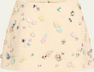 Marc Jacobs Swarovski Mini Wool Bell Skirt