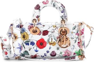 Dior Lady D-Joy kleine leren tas met print - Veelkleurig