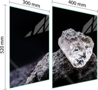 OEM Placa Protectora De Vidrio Para Estufa 70x52 Piedra