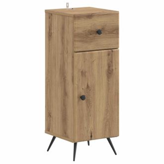 vidaXL Armario De Almacenamiento Para Ba&ntilde;o Breda Roble Artisan Vidaxl