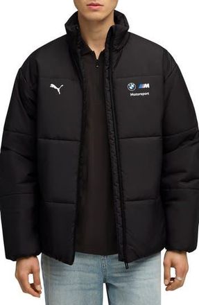 Puma x BMW M Motorsport Essentials Puffer Jacket in Puma Black at Nordstrom Rack, Size Small
