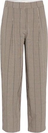 Soaked In Luxury SLKinabalu Barrel Pants - Dames - Wijde Broeken - Bruin - XS - Polyester - Broeken