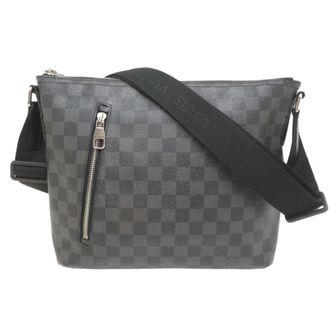 Louis Vuitton Damier Graphite Black Damier Graphite Shoulder Bag (Pre-Owned)