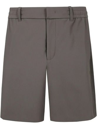 Emporio Armani Shorts met logo-applicatie - Bruin