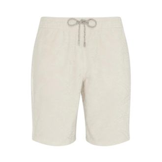 Vilebrequin Pantaloncini Bermuda in Spugna Starlettes Jacquard - - Shorts - Uomo - Beige - XL