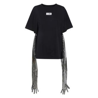 Maison Margiela Dames, Tops, Zwart, Maat: M Katoen