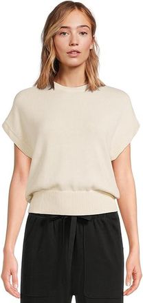 Lilla P Wedge Sweater Womens Sweater Ivory : MD, Cotton/Polyester