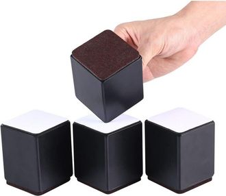 OEM Elevador De Muebles De Acero De 10 Cm - Soporta Hasta 500 Kg - Juego De 4 Elevadores Autoadhesivos - Para Camas Y Sof&aacute;s