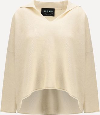 Alanui Maglione con colletto polo Woman S