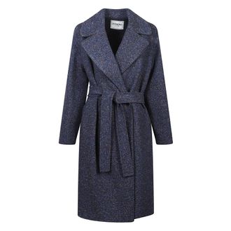 Iceberg Dames, Mantels, Blauw, Maat: 2XS Wol