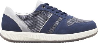 Joya Sven Blue - Mens Nubuck Leather Fashion Sneaker Shoe 9.5 UK