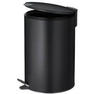 KELA Poubelle 12 L Noire - Mats - Kela