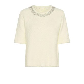 Soaked In Luxury Truien & Vesten, Dames, Beige, XL, Rondgebreide trui