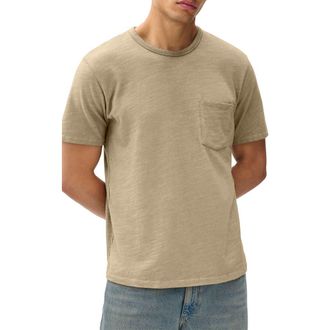 Rag & Bone Classic Flame Washed Slub Cotton T-Shirt in Sage at Nordstrom Rack, Size Xx-Large