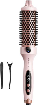 OEM Cepillo T&eacute;rmico, Cepillo Rizador I&oacute;nico Con Calor, 38 Mm Para Crear Rizos Naturales, 5 Ajustes De Temperatura, Doble Voltaje, Enchufe Europeo, Potenci
