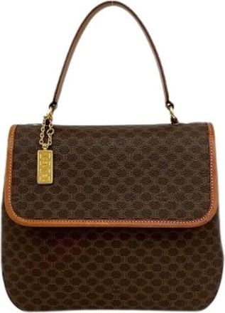 Celine Pre-owned Handbags, female, Brown, Size: ONE SIZE Pre-owned Vintage Leather Tote