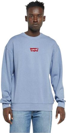 Levi's Heren Katoenen Crew Neck Regular Sweatshirt (Blauw)