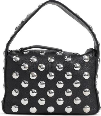 Khaite Zwarte Schoudertas met Studs - Dames - Handtassen - Zwart - ONE Size - Leer - Tassen