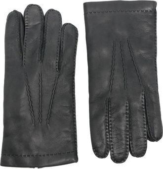 Eleventy Guanti in pelle - Nero