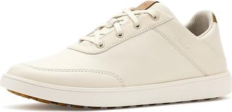 Olukai Puakea Womens Golf Shoes White Sand/Tan : 8.5 B - Medium, Leather
