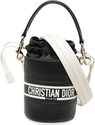 Dior Pre-owned The Vibe Bucket Bag - Dames - Vintage Tas - Zwart - ONE Size - Leer - Vintage