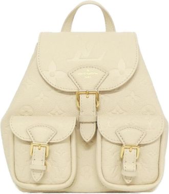 Louis Vuitton Monogram Empreinte Gold Leather Backpack (Pre-Owned)