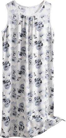 Generic Cotton Nightdresses For Women Uk Sleeveless - Womens Long Nightdresses Uk Plus Size - Long T Shirt Dresses Nightwear Cotton Sleeveless Pyjamas Shortie