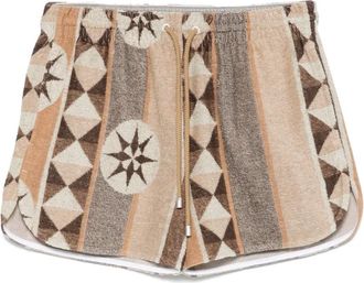 Loewe Bermuda con stampa astratta - Toni neutri