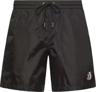 Moncler ARCHIVE LOGO SWIMSHORTS Size: XL, colour: BLACK