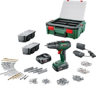 Bosch Taladro Atornillador A Bateria 18 V + Systembox + 241 Accesorios - 06039d4003